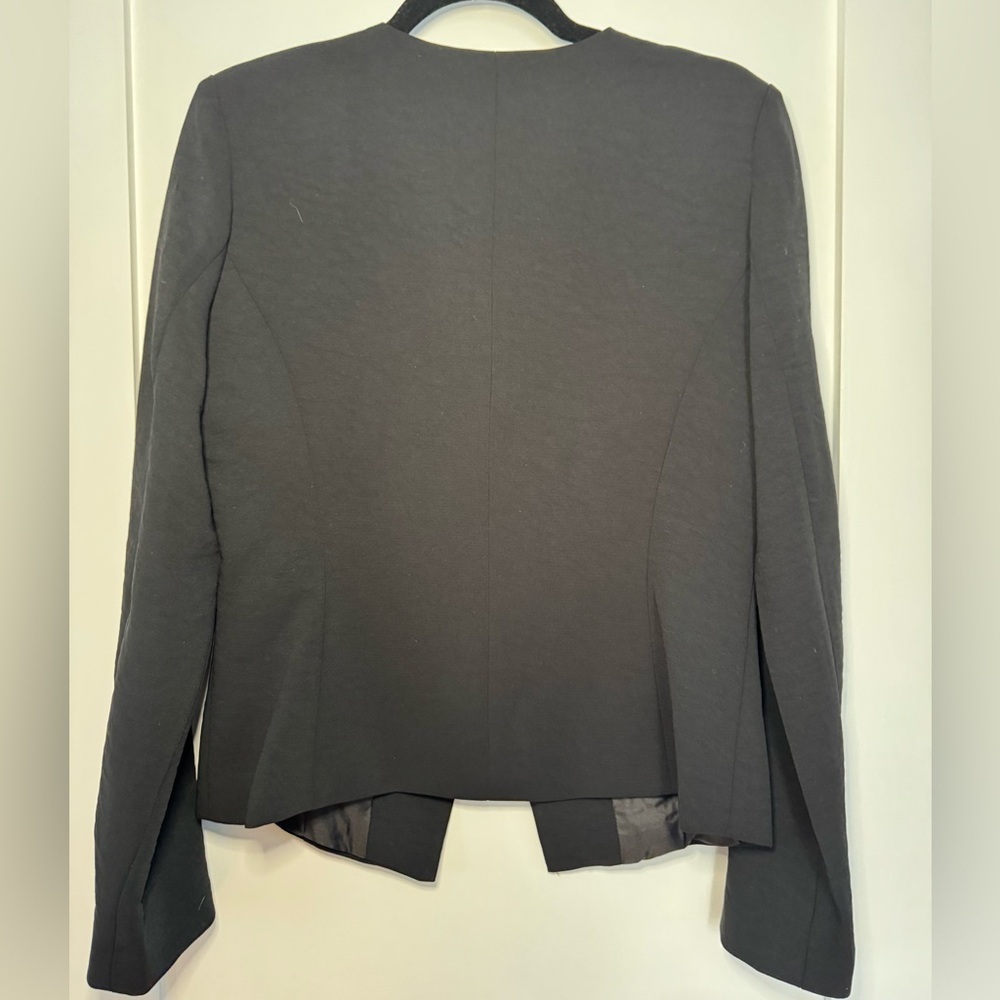 NWT Christian Lacroix Women's Black Blazer classic minimalist quiet luxury - Picture 3 of 3